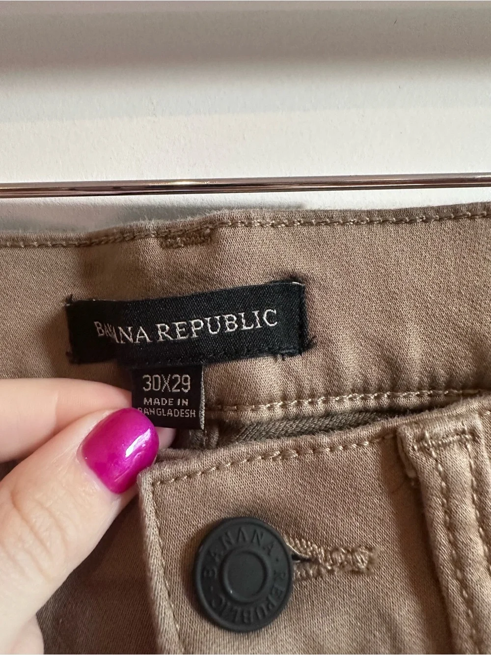 Banana Republic Men's Slim Fit Khaki Jeans
